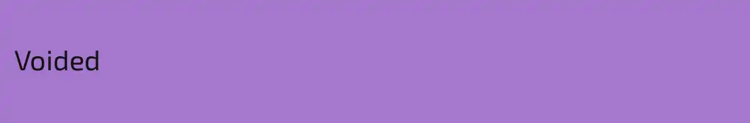 Voided 